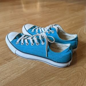 Teal converses in excellent condition